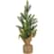 10.5", 15", & 18" Unlit Pine Artificial Christmas Tree with Burlap Base Set
